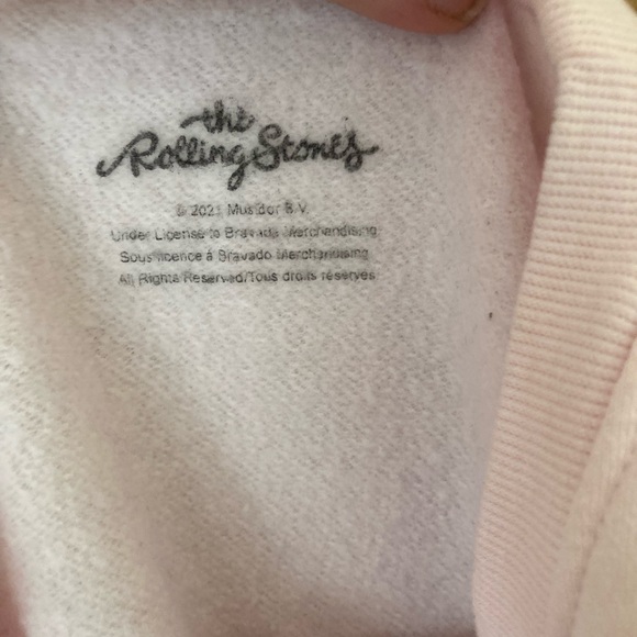 The Rolling Stones Light Pink Sweater - Picture 4 of 6